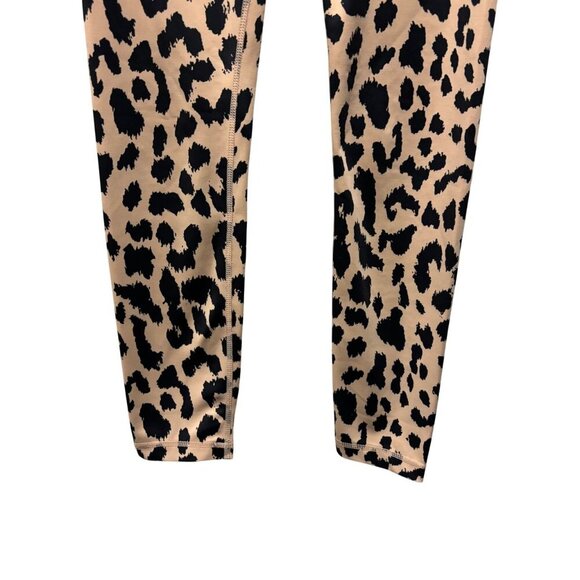 All Fenix Womens Camel Over Leopard Print Leggings High-Waist Size XS Yoga Pants - Picture 6 of 9
